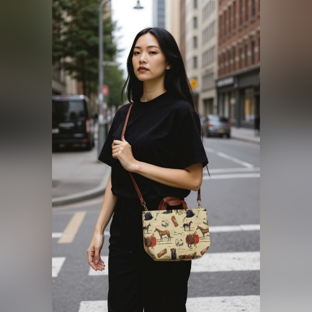 SIGNARE Elegant Animal Print Crossbody Bag